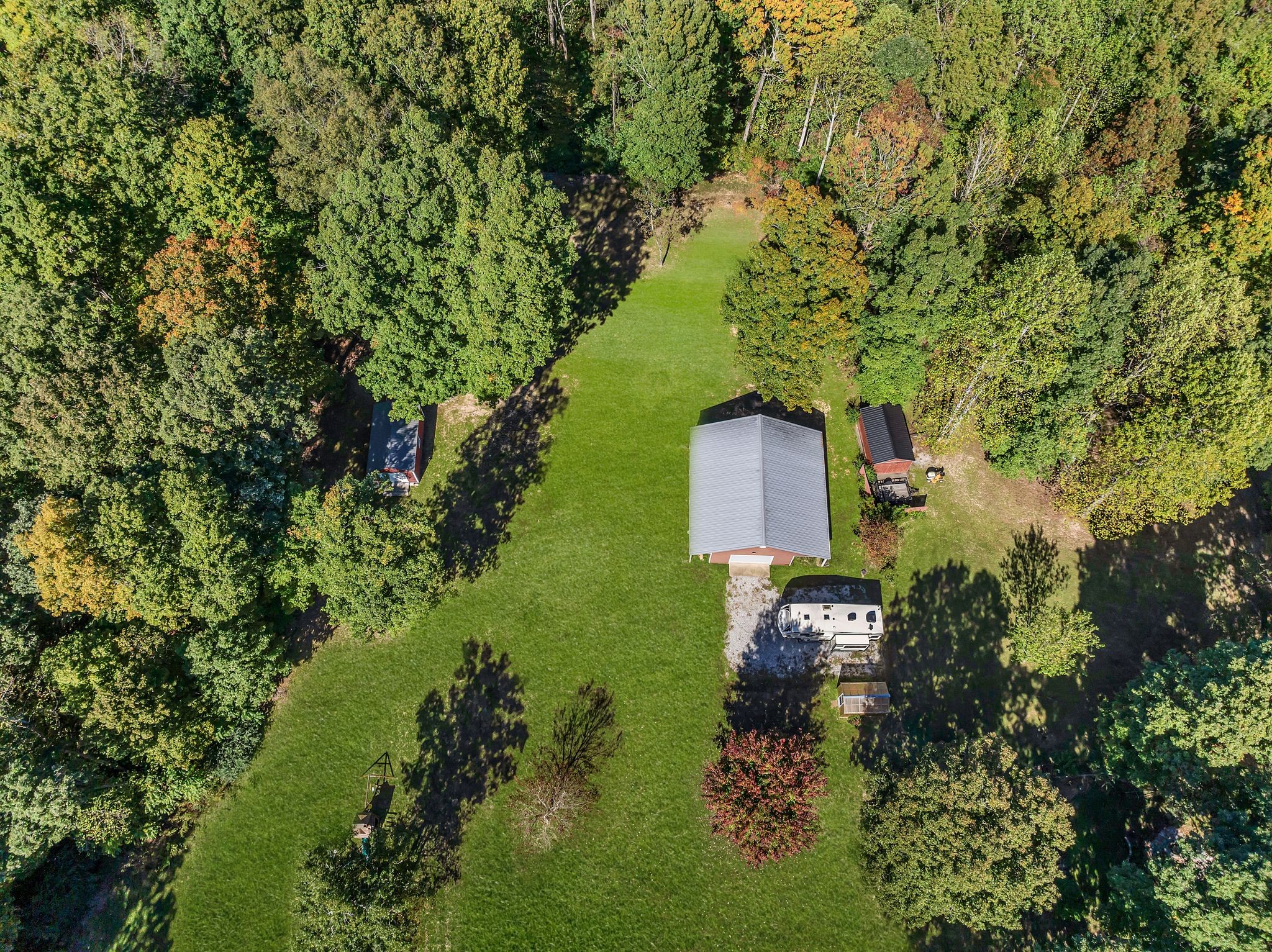 1285 Garton Road Burns, TN 37029 - Photo 54 of 57 AERIAL Drone View of this Beautiful Home + Land Rely on Survey only for Exact Property Lines