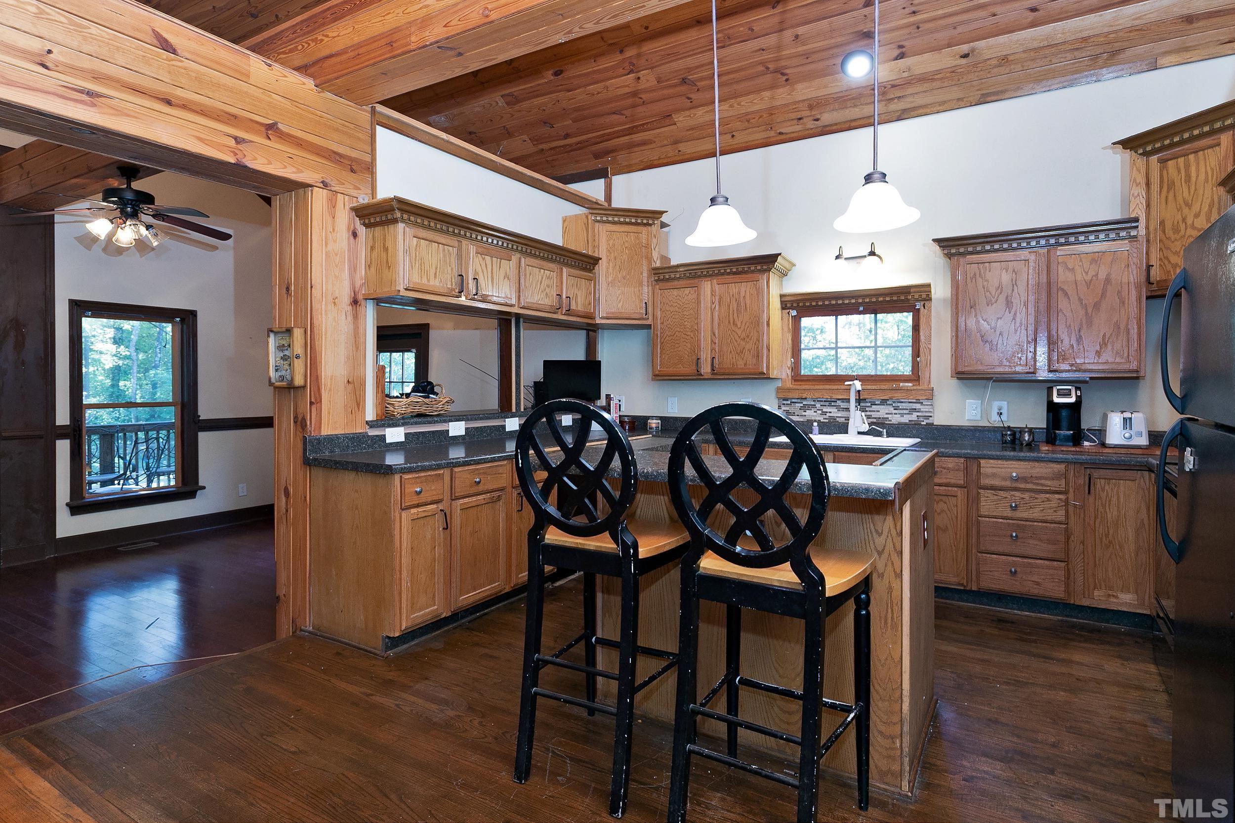 1300 Major Slade Road Wendell, NC 27591 - Photo 14 of 30 Island is removable. Updated with tile backsplash.