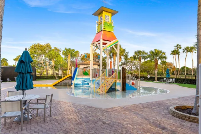 a view of outdoor space with seating