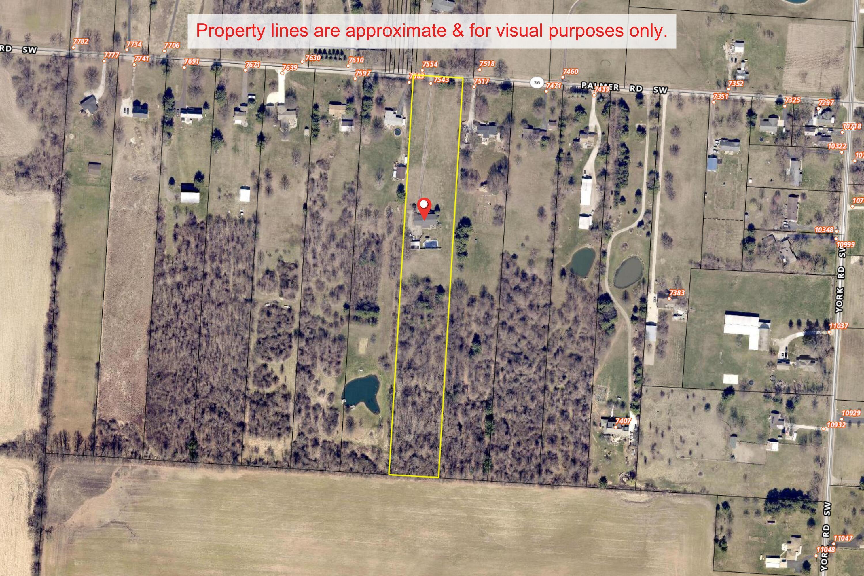 7543 Palmer Road Southwest Pataskala, OH 43062 - Photo 74 of 84 Approximate Auditor Map - 7543 Palmer Road SW, Pataskala, OH 43062