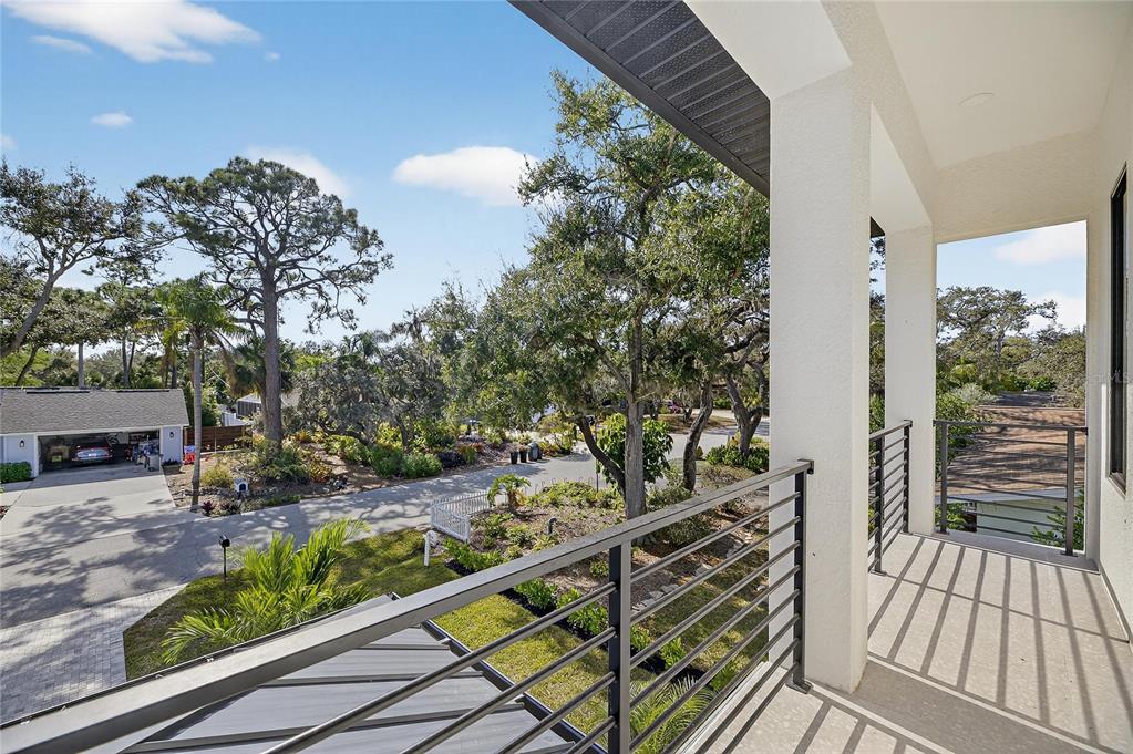 2335 Oak Terrace Sarasota, FL 34231 - Photo 48 of 82 a view of a balcony with wooden floor