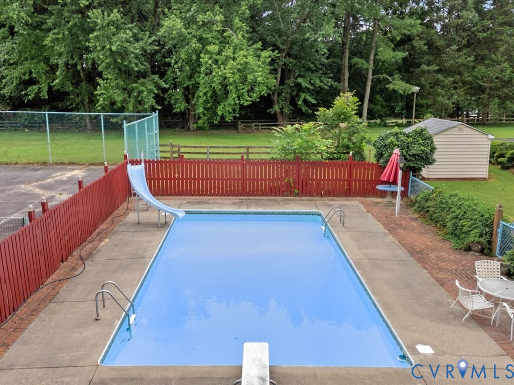 7350 State Rte 1196 Mechanicsville, VA 23111 - Photo 7 of 50 Aerial view of pool and pasture