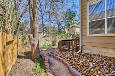 a house with river in front of it