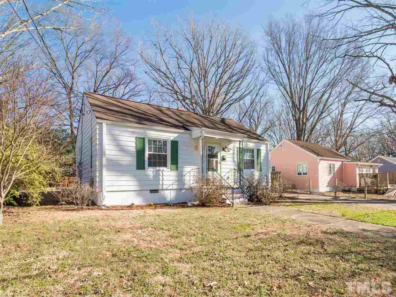 1800 Bennett Street Raleigh, NC 27604 - Photo 23 of 24 An alternate angle of the front of the house showing neighbor's house to the right.