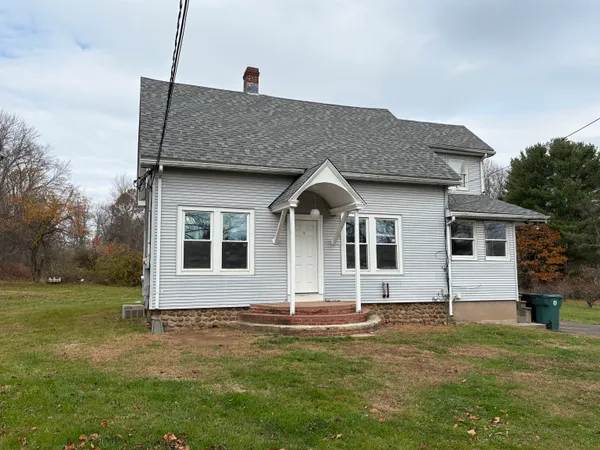 a front view of house with yard