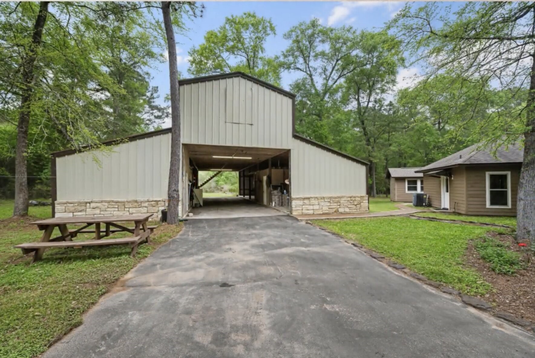 30338 Riley Road Waller, TX 77484 - Photo 39 of 46 a view of backyard and house with outdoor space