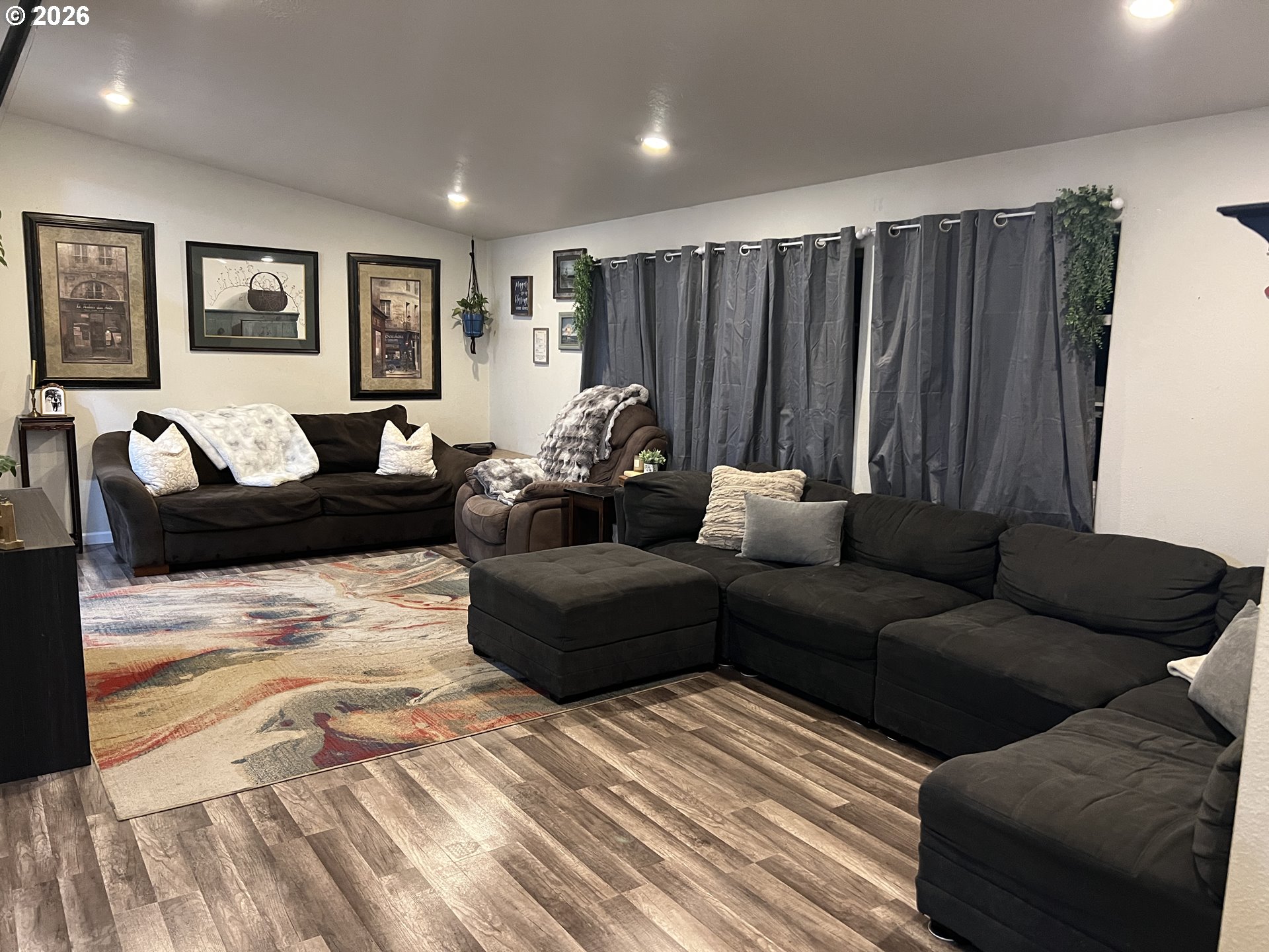 210 Northwest Grinstead Street Siletz, OR 97380 - Photo 6 of 29 a living room with furniture and a couch