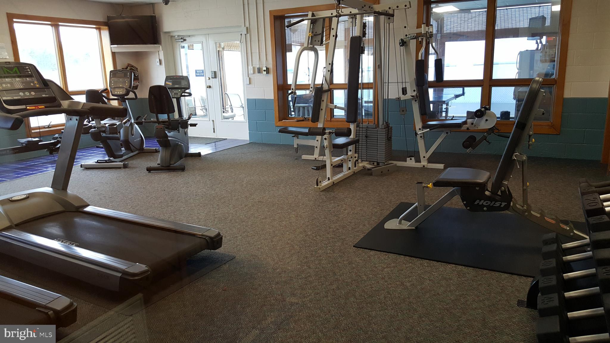 35 F Queen Anne Way Chester, MD 21619 - Photo 17 of 20 a view of a room with gym equipment