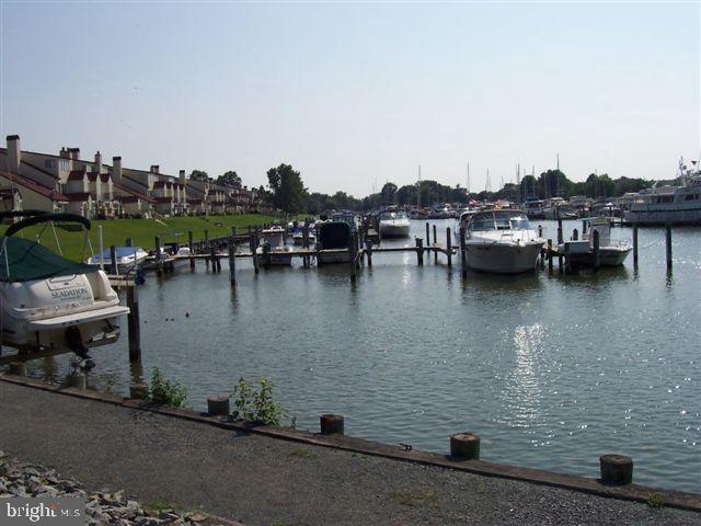 35 F Queen Anne Way Chester, MD 21619 - Photo 18 of 20 a view of a lake with boats and trees in the background