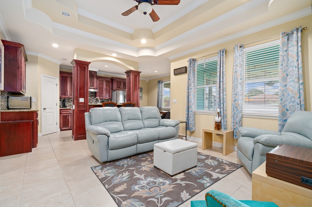 104 Sandollar Circle Fulton, TX 78382 - Photo 2 of 24 a living room with furniture and a large window