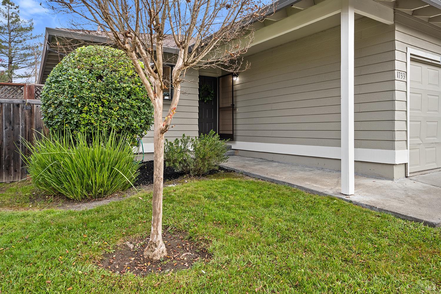 1733 Burgundy Place Santa Rosa, CA 95403 - Photo 2 of 23 Front landscaping is maintained by the HOA.