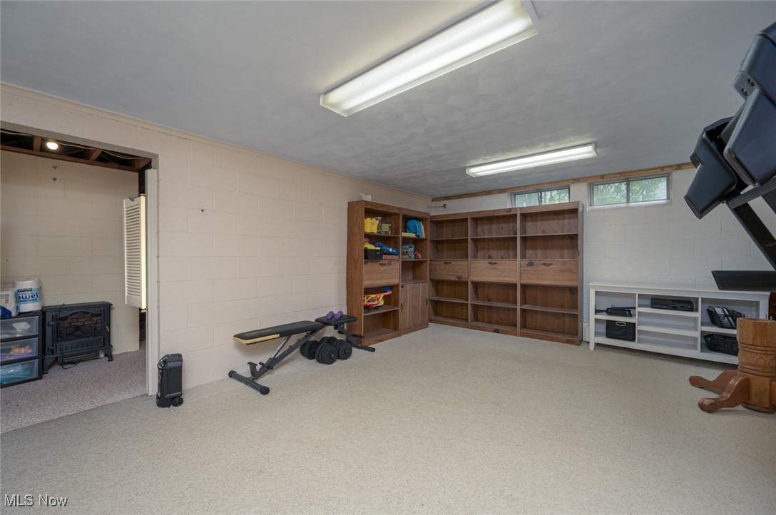 1177 Munroe Falls Kent Road Kent, OH 44240 - Photo 44 of 47 View of basement finished family room
