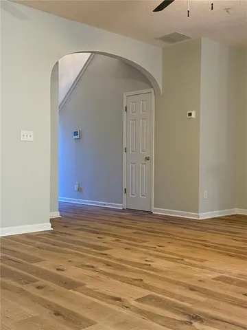 a view of wooden floor