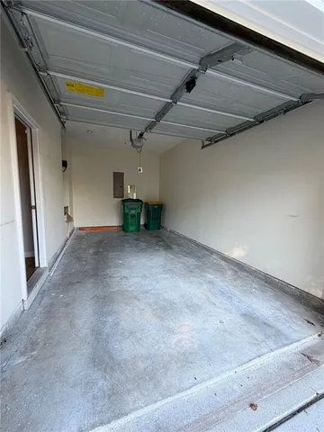 a view of a room with an empty space