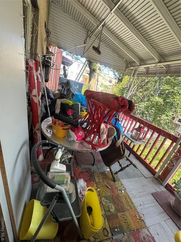 a view of an outdoor sitting area