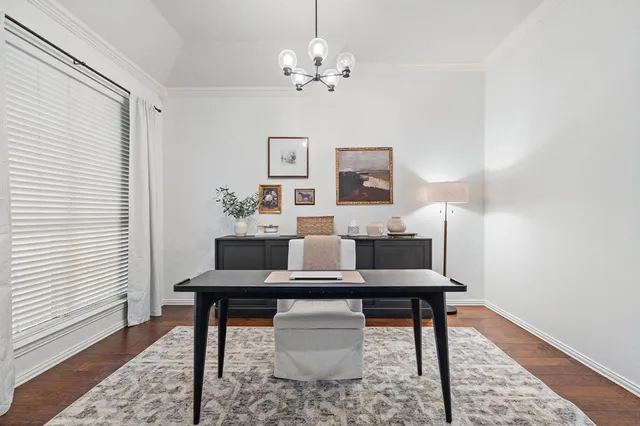 a view of a workspace with furniture