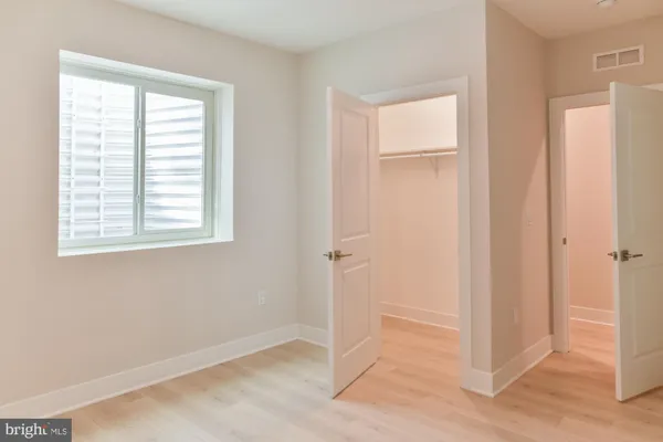 a view of a house with white door