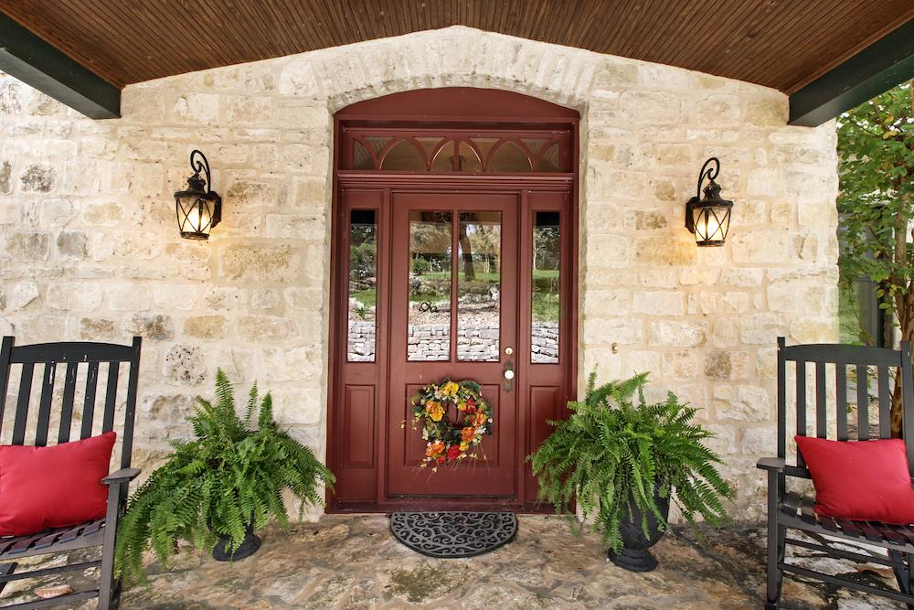 357 YellowJacket Lane Fredericksburg, TX 78624 - Photo 4 of 72 Main house front door