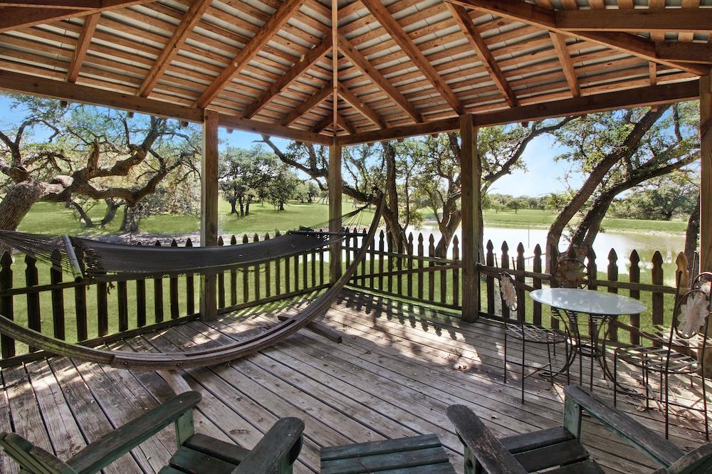 357 YellowJacket Lane Fredericksburg, TX 78624 - Photo 69 of 72 Gazebo by stock pond