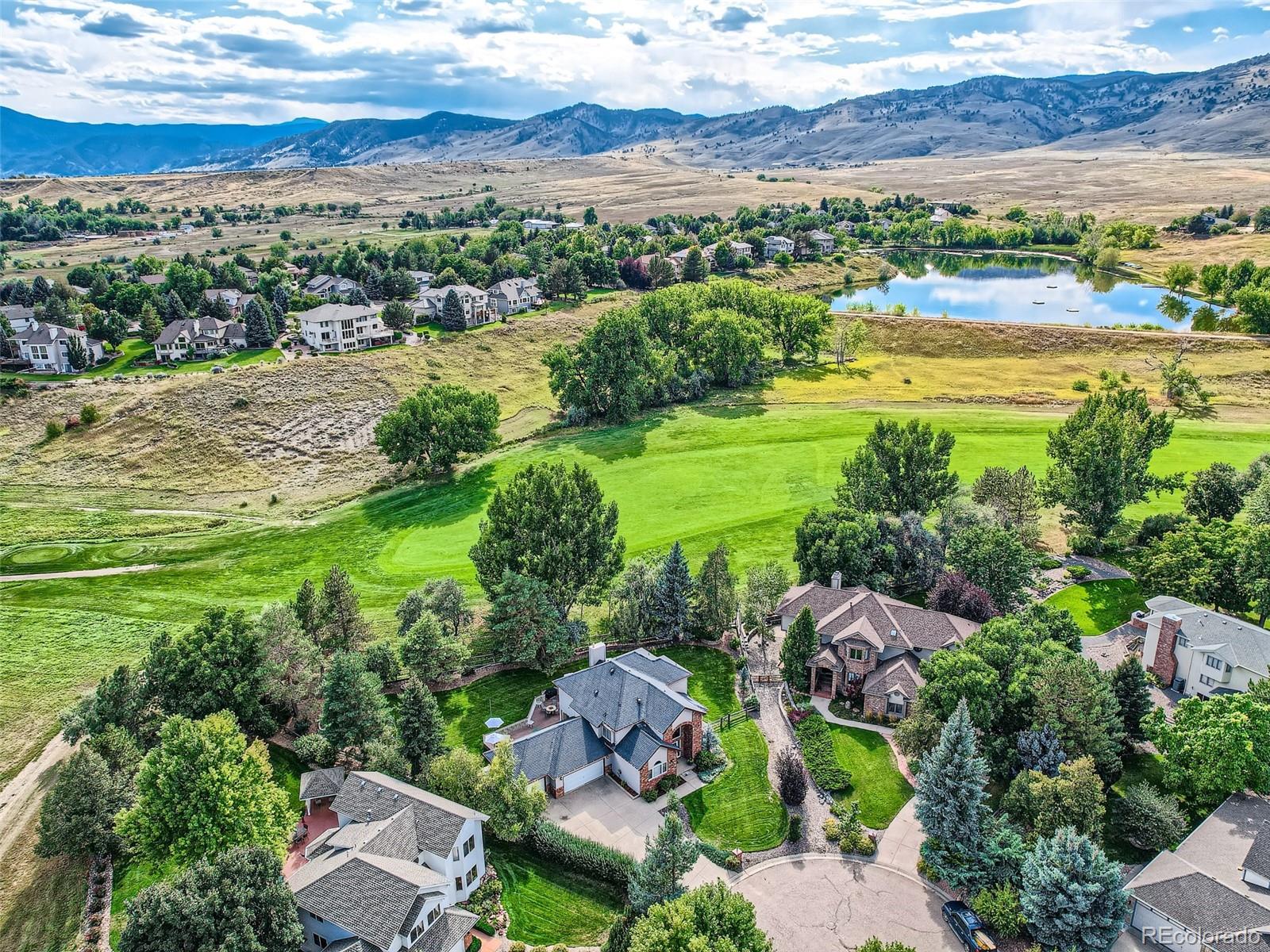 6370 Eagle Court Longmont, CO 80503 - Photo 38 of 39 a view of lake with houses