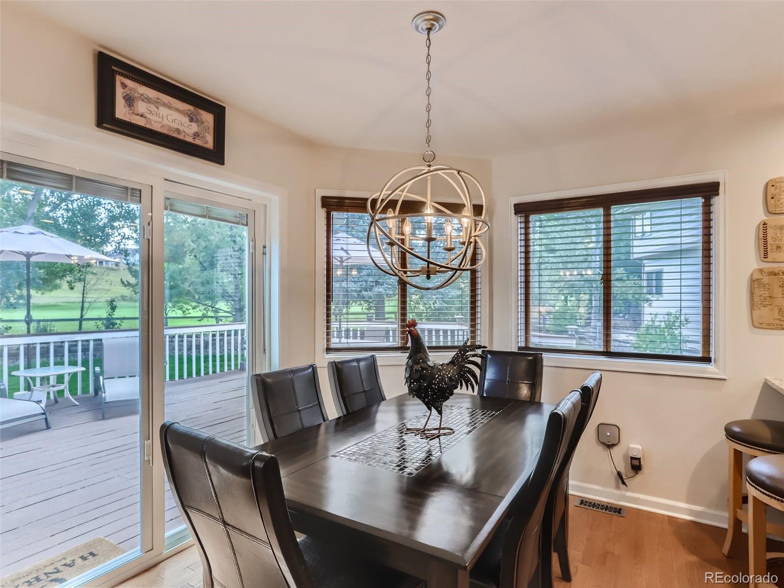6370 Eagle Court Longmont, CO 80503 - Photo 10 of 39 a view of a dining room with furniture window and outside view