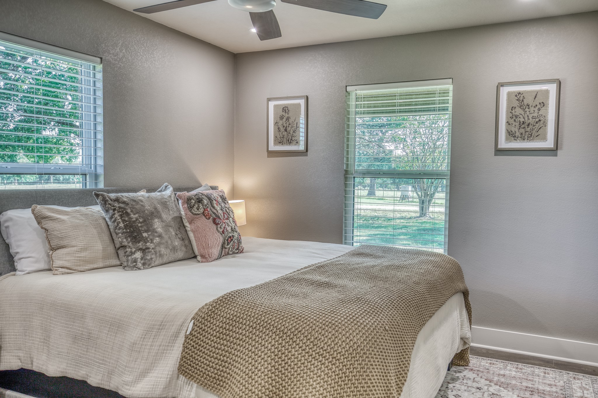 5344 Andert Road Bryan, TX 77808 - Photo 17 of 50 a bedroom with a large bed and a window