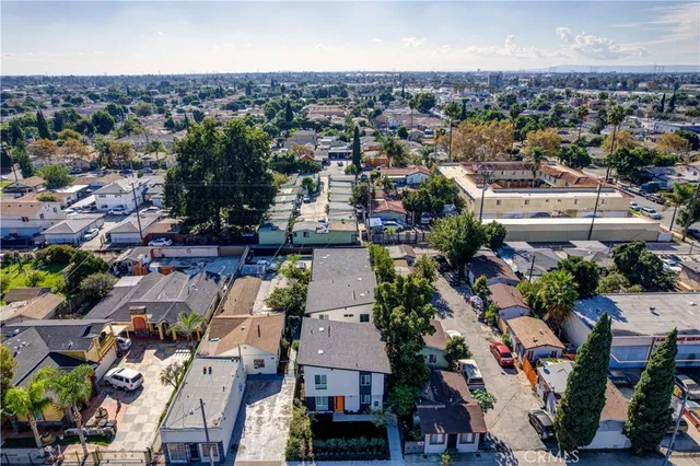 a view of a city from a terrace