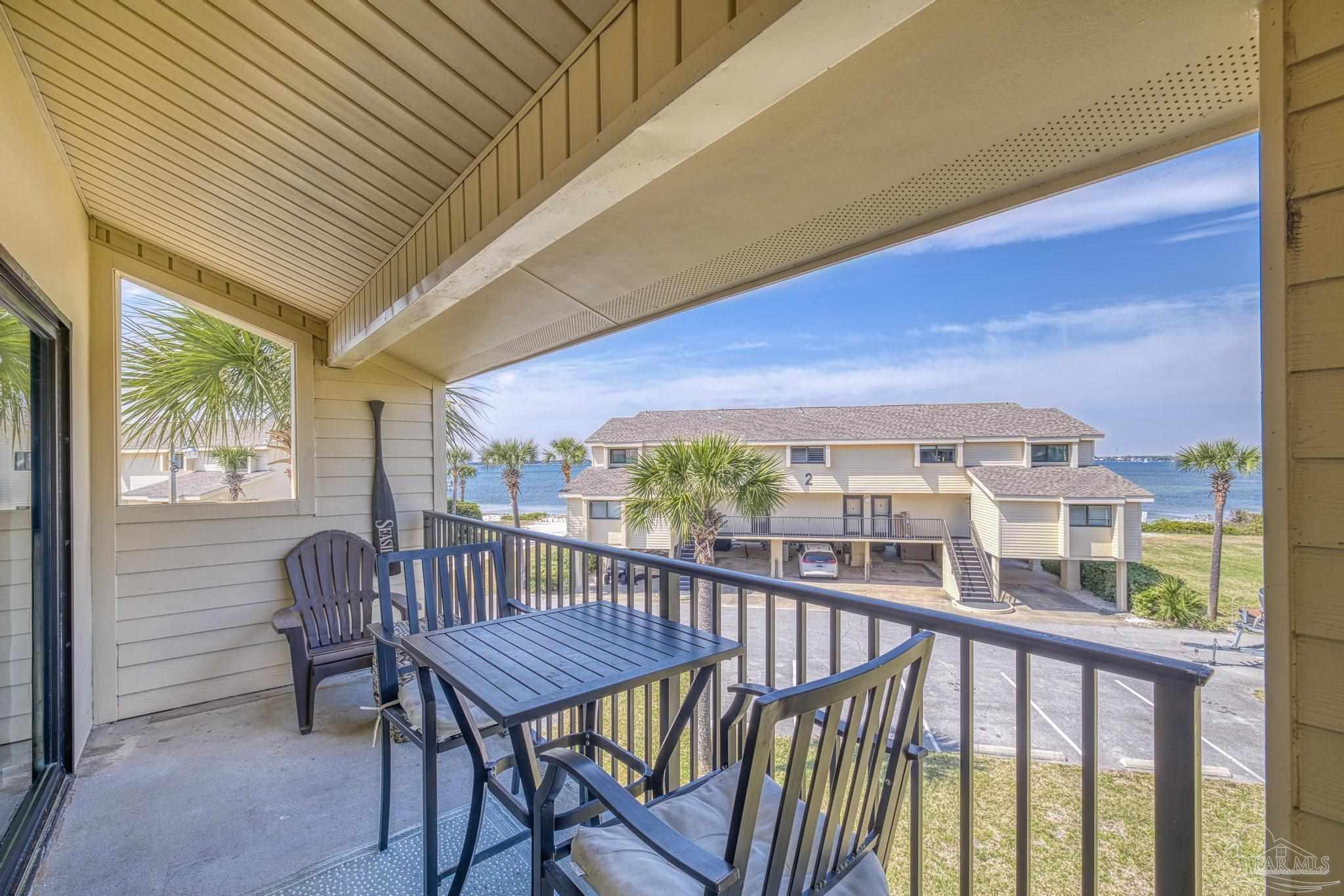 900 Fort Pickens Road, Unit 426 Pensacola Beach, FL 32561 - Photo 31 of 60 a view of a two chairs in the balcony
