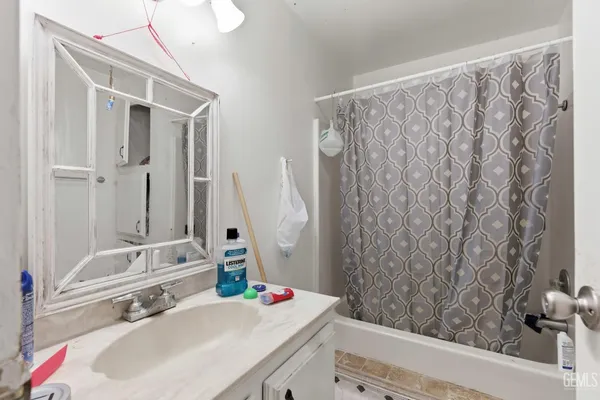 a storage room with a washer and dryer