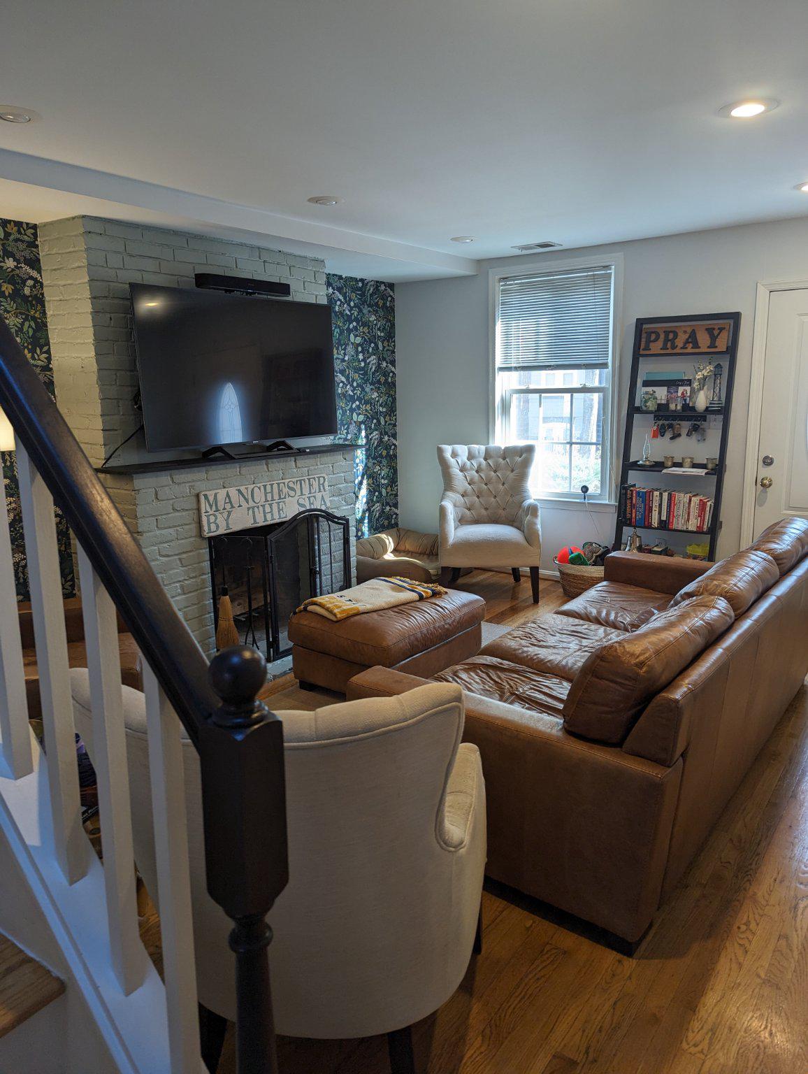 726 6th Street Northeast, Unit 1 Washington, DC 20002 - Photo 3 of 27 Living room at the front of house.