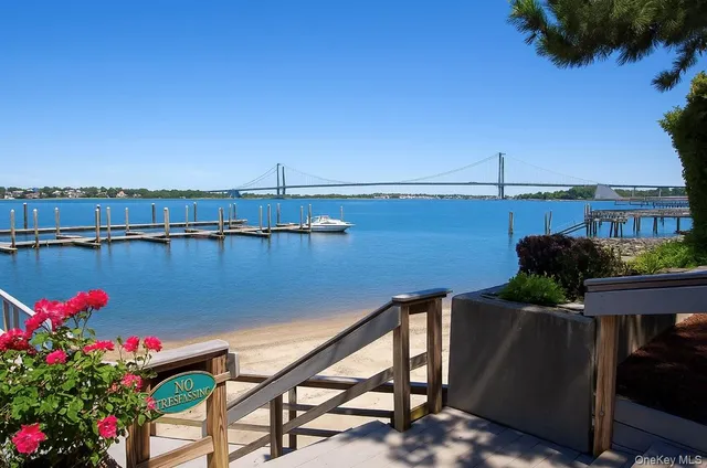 a view of lake from balcony