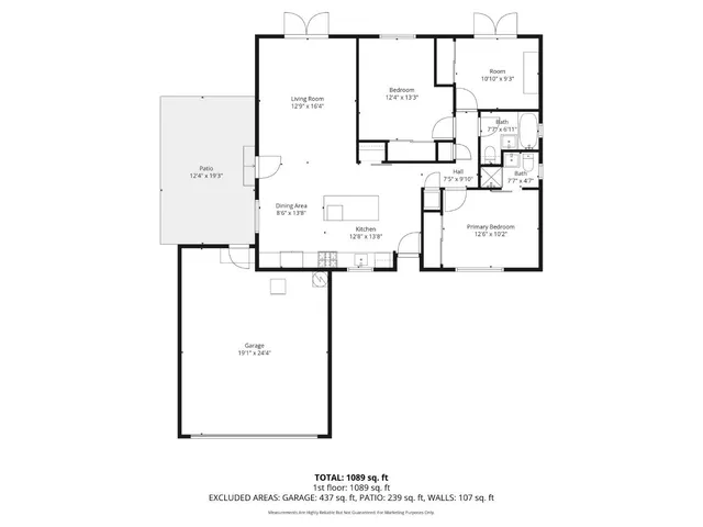 a picture of a floor plan