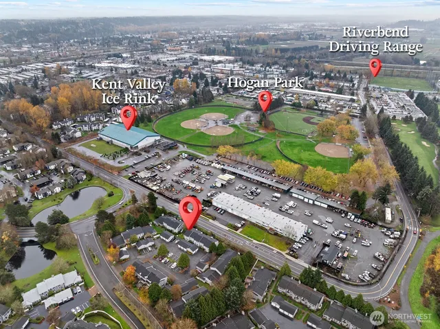 a backyard of a house with seating space