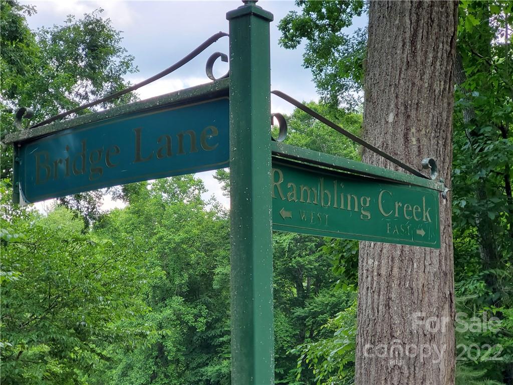 7 West Rambling Creek Drive Tryon, NC 28782 - Photo 13 of 15 a view of a small yard from a balcony