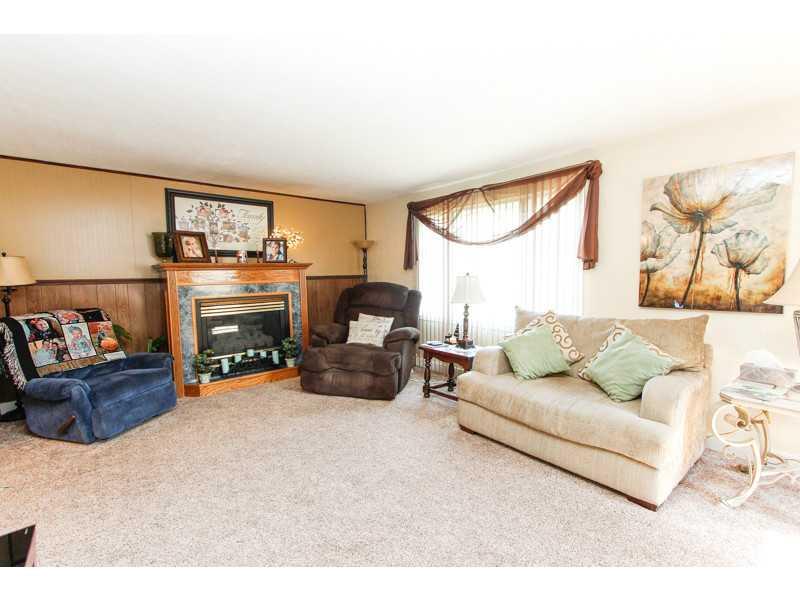 233 East Shaffer Road Aliquippa, PA 15001 - Photo 11 of 17 Living Room. Nice Gas Fireplace in Living Room