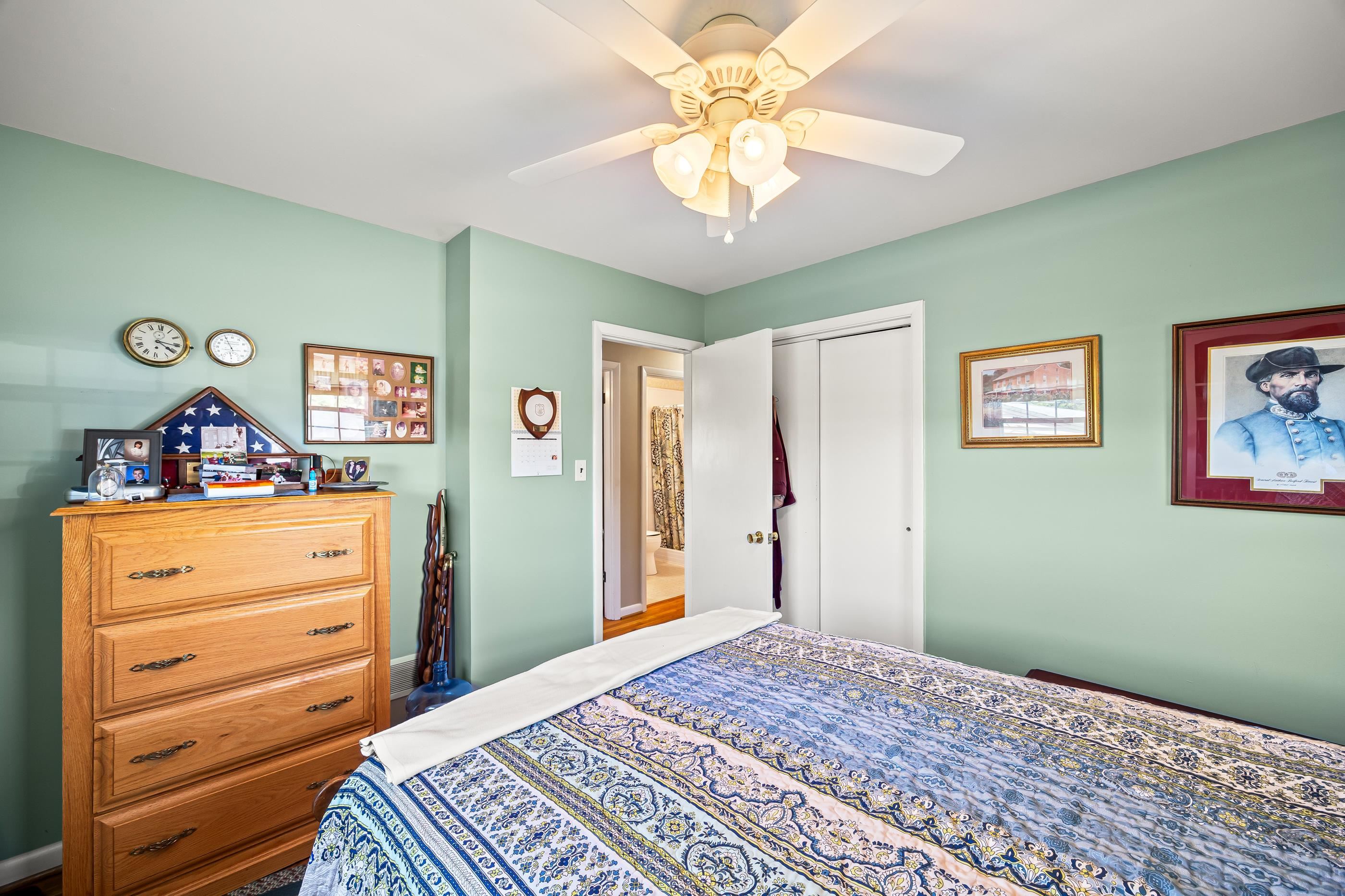 208 Tuxedo Road Staunton, VA 24401 - Photo 27 of 46 a bedroom with a bed and a dresser in it