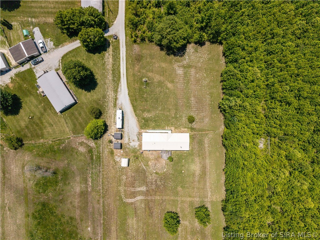 11318 Cortner Road Marysville, IN 47141 - Photo 43 of 43 Overhead View of cleared area