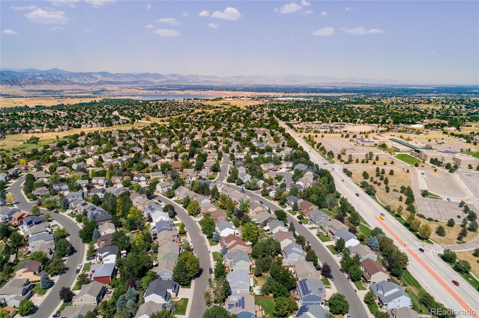 1589 Spring Water Way Highlands Ranch, CO 80129 - Photo 38 of 40 an aerial view of a city