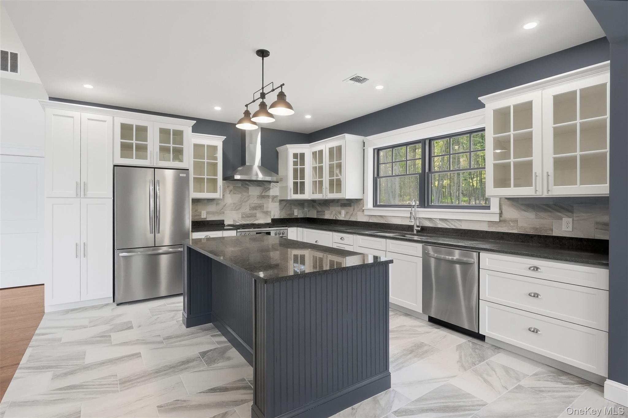 300 Van Tuyl Road Barryville, NY 12719 - Photo 29 of 50 a kitchen with stainless steel appliances granite countertop a sink stove and refrigerator