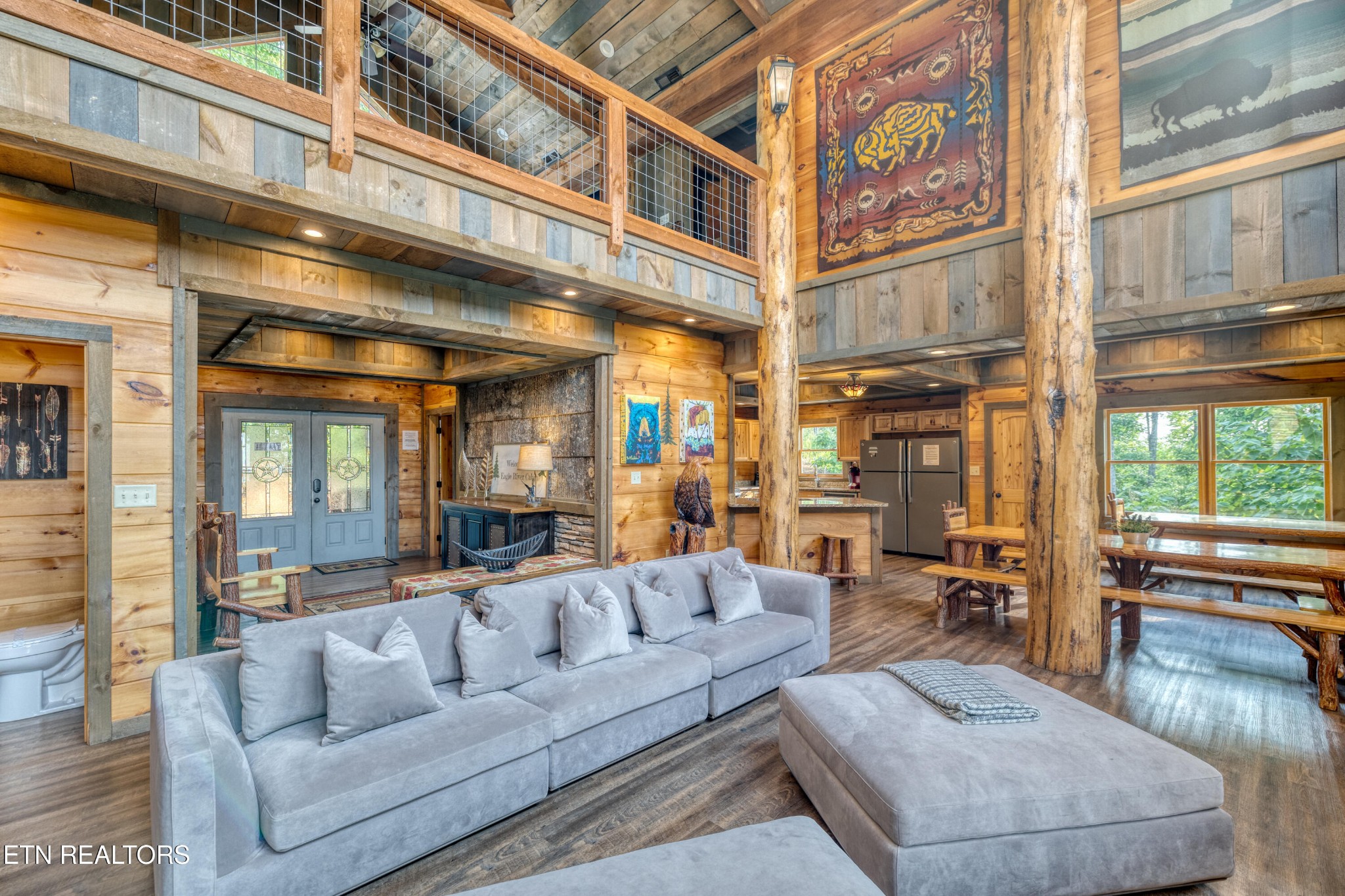 809 Pinecrest Way Sevierville, TN 37862 - Photo 6 of 60 a living room with furniture and a large window