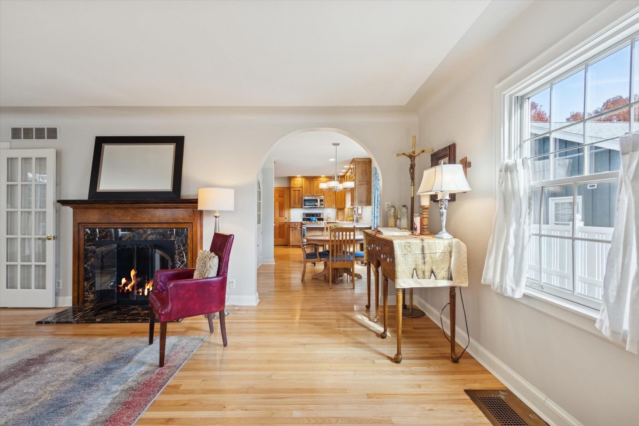 1408 Ave D Sterling, IL 61081 - Photo 21 of 55 a living room with furniture and a fireplace