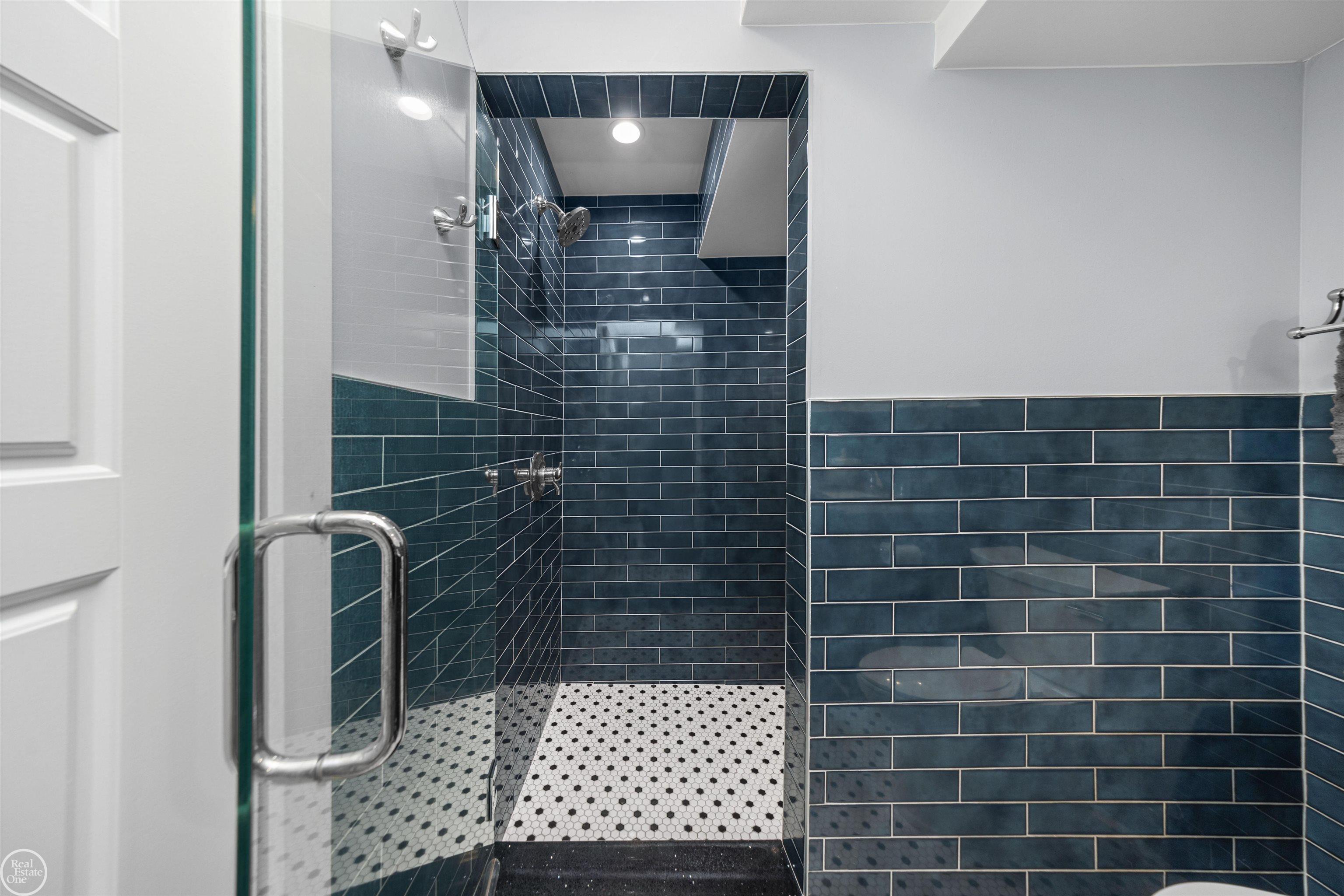 64110 Campground Road Washington, MI 48095 - Photo 69 of 74 Basement bathroom with beautiful walk-in shower
