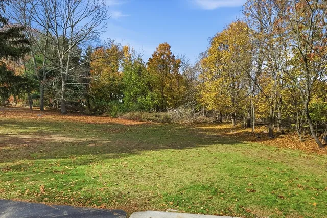 a view of yard and ocean view