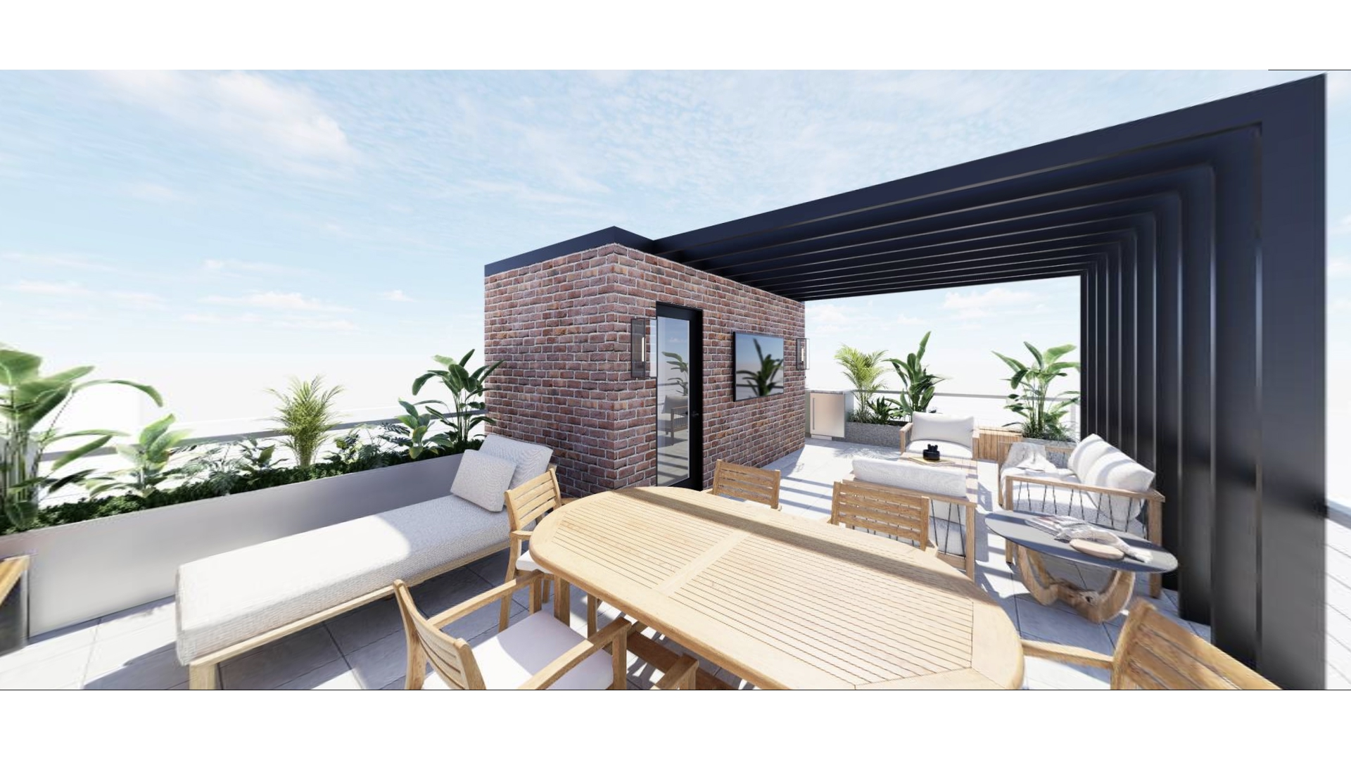 543 Lorimer Street Brooklyn, NY 11211 - Photo 14 of 20 a balcony with chairs and a table