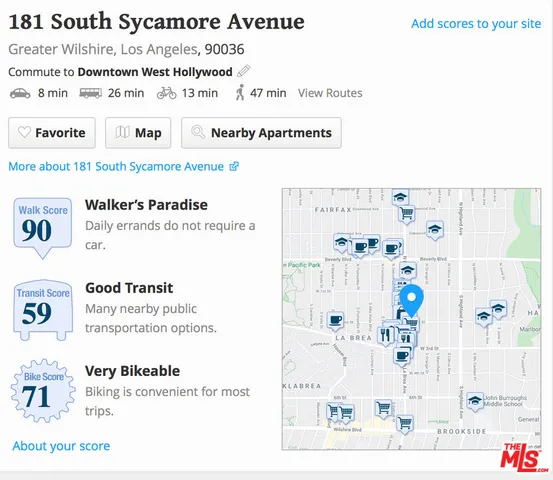 $4,600 | 181 South Sycamore Avenue, Unit 201, Los Angeles, CA 90036