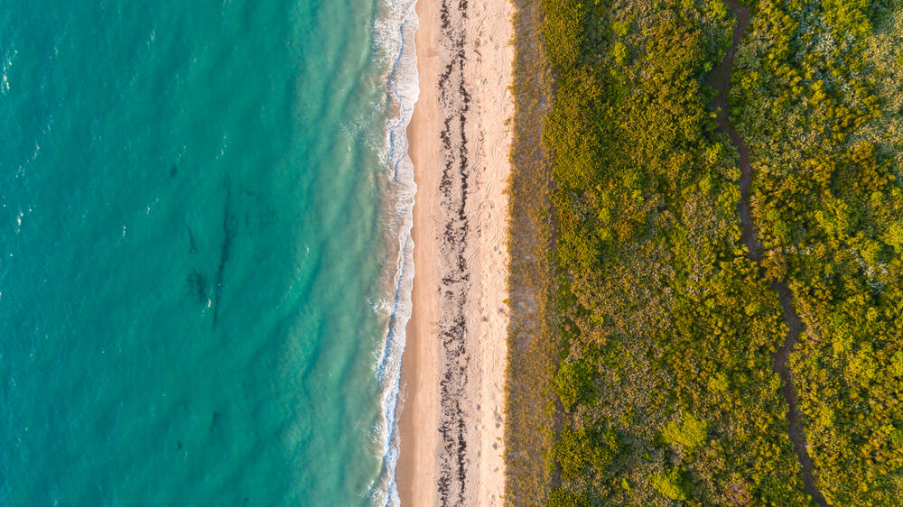 400 South Beach Road, Unit 504 Tequesta, FL 33469 - Photo 4 of 22 a bird view of a garden