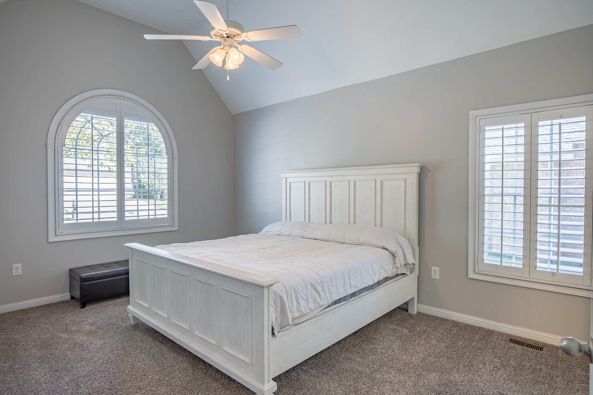 4119 Lazarus Way Murfreesboro, TN 37128 - Photo 25 of 47 a spacious bedroom with a bed and a chandelier