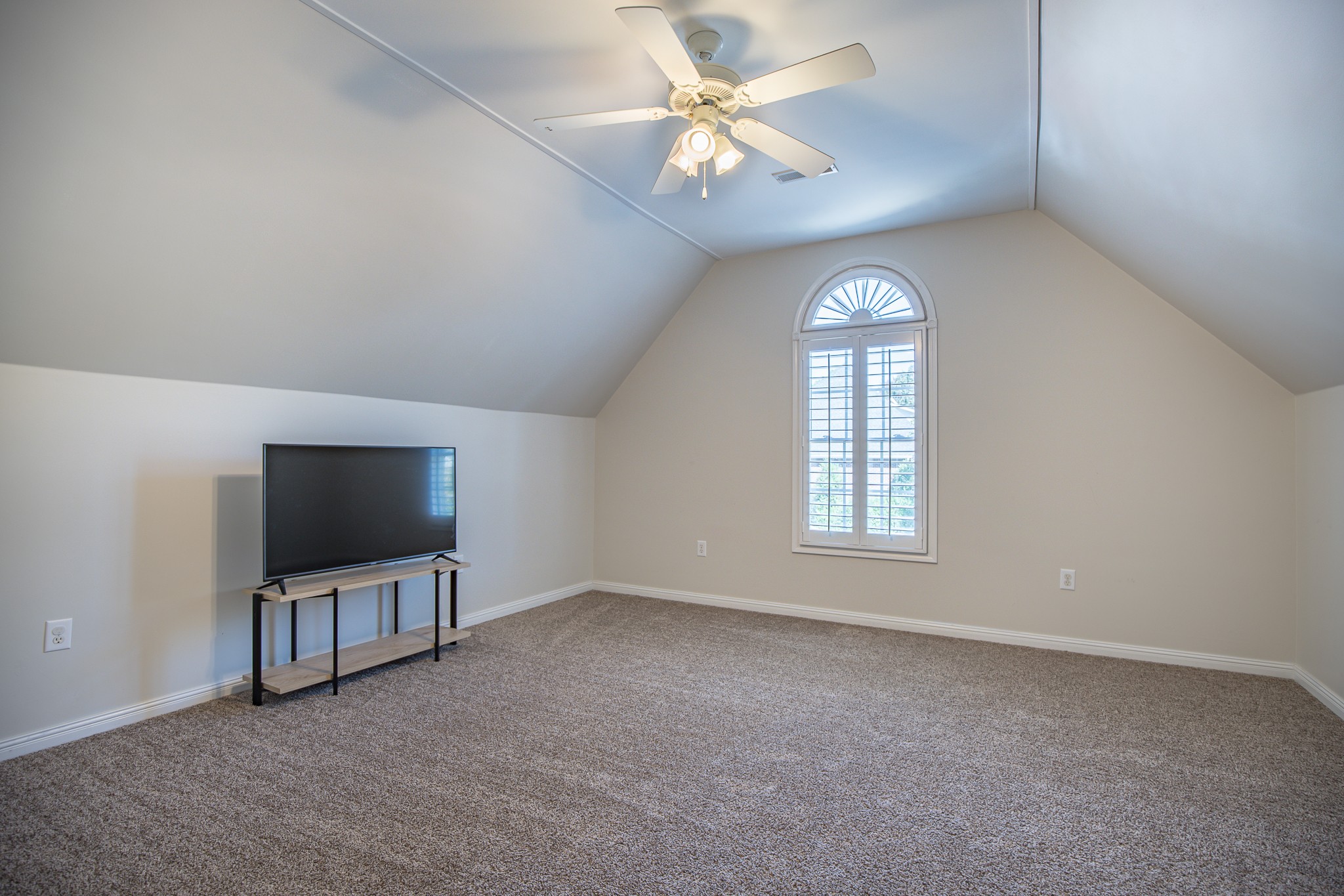4119 Lazarus Way Murfreesboro, TN 37128 - Photo 36 of 47 an empty room with chandelier fan and windows