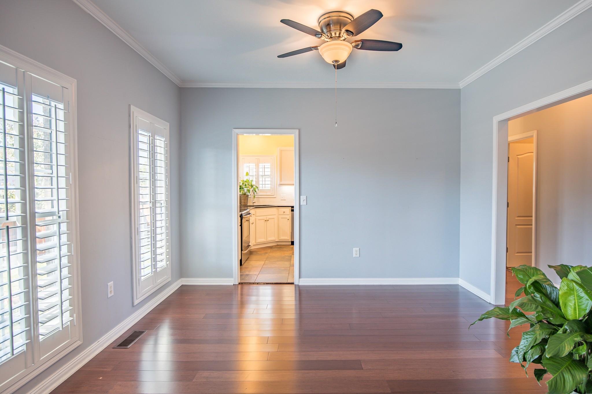 4119 Lazarus Way Murfreesboro, TN 37128 - Photo 6 of 47 a view of an empty room with a window and wooden floor