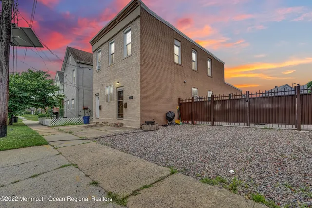a backyard of a house